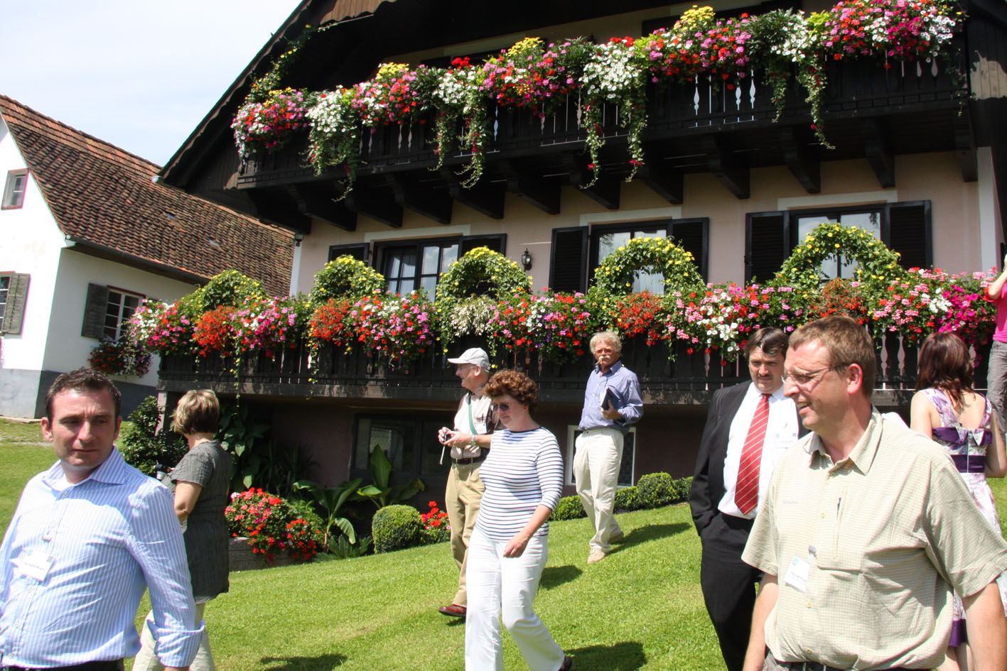 Jury Entente florale europe - Balkon mit Blumen