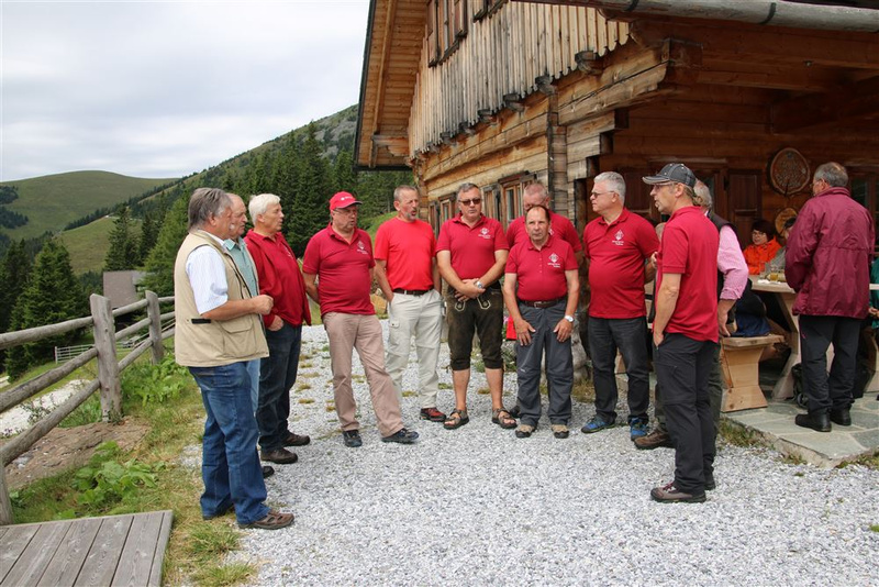 bei Ernest Maier auf der Oberen Pussorhütte